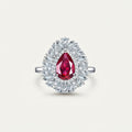 Ruby Cocktail Ring BILARRI