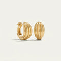 Mini Gold Swirl Drop Earrings BILARRI