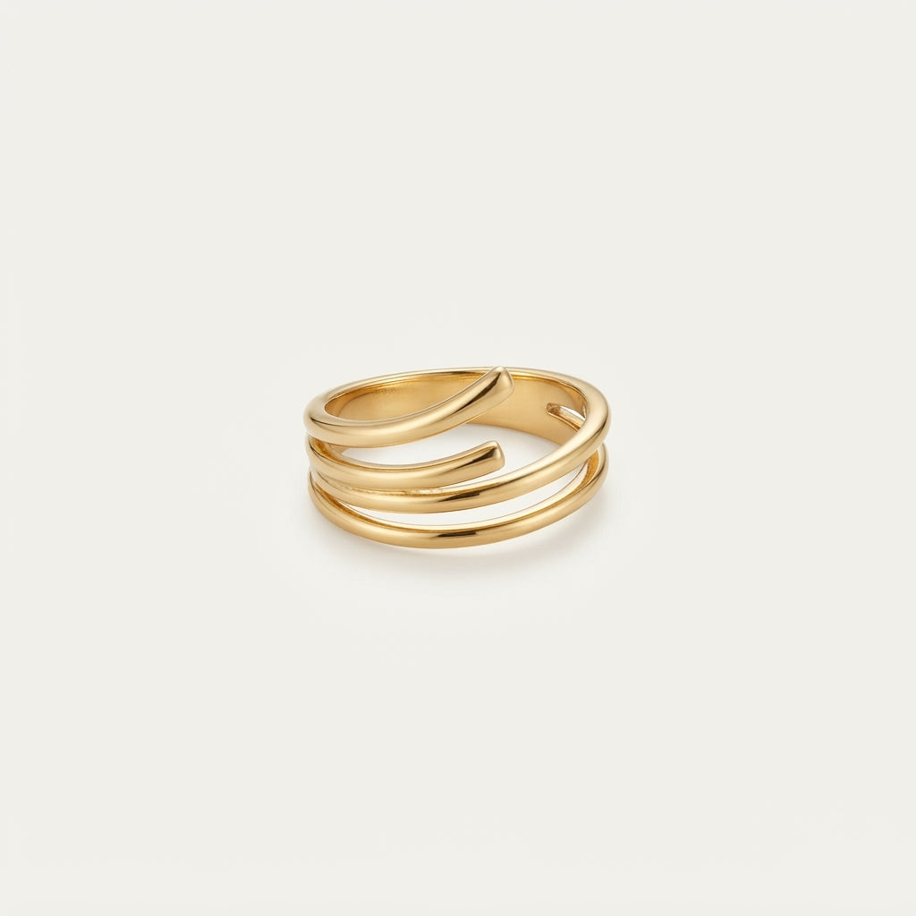 Gold Cactus Nature Ring BILARRI