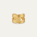 Gold Citrine Gemstone Ring BILARRI