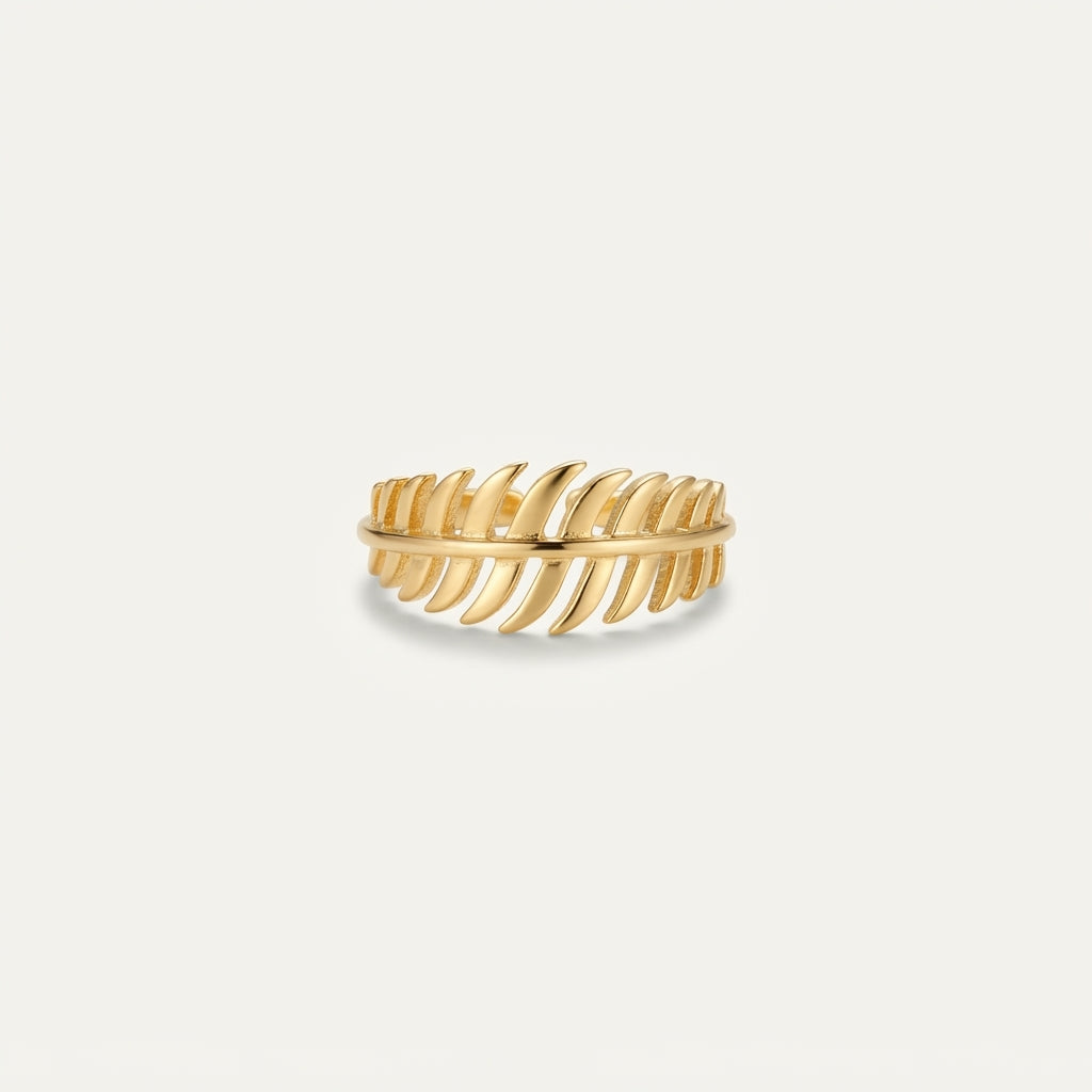 Gold Spiral Ring BILARRI