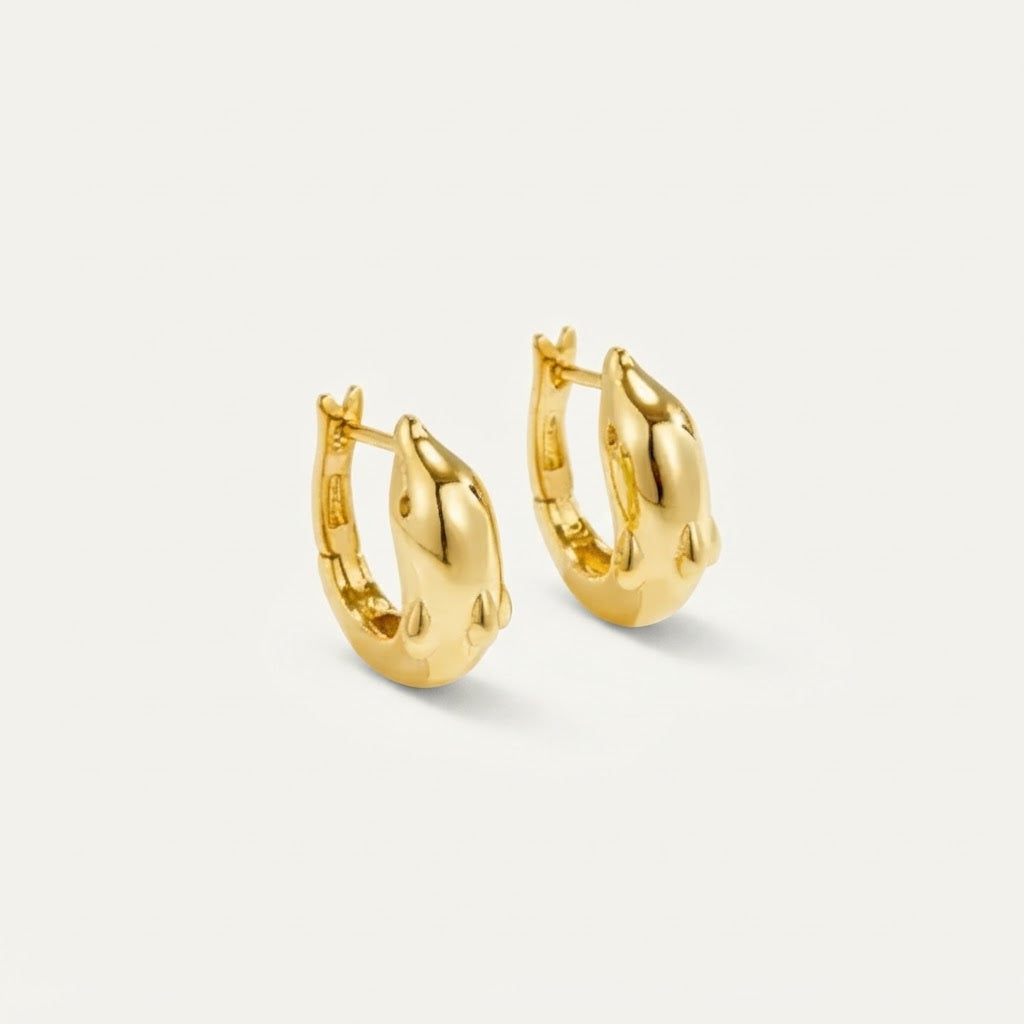 Everyday Gold Drop Earrings BILARRI