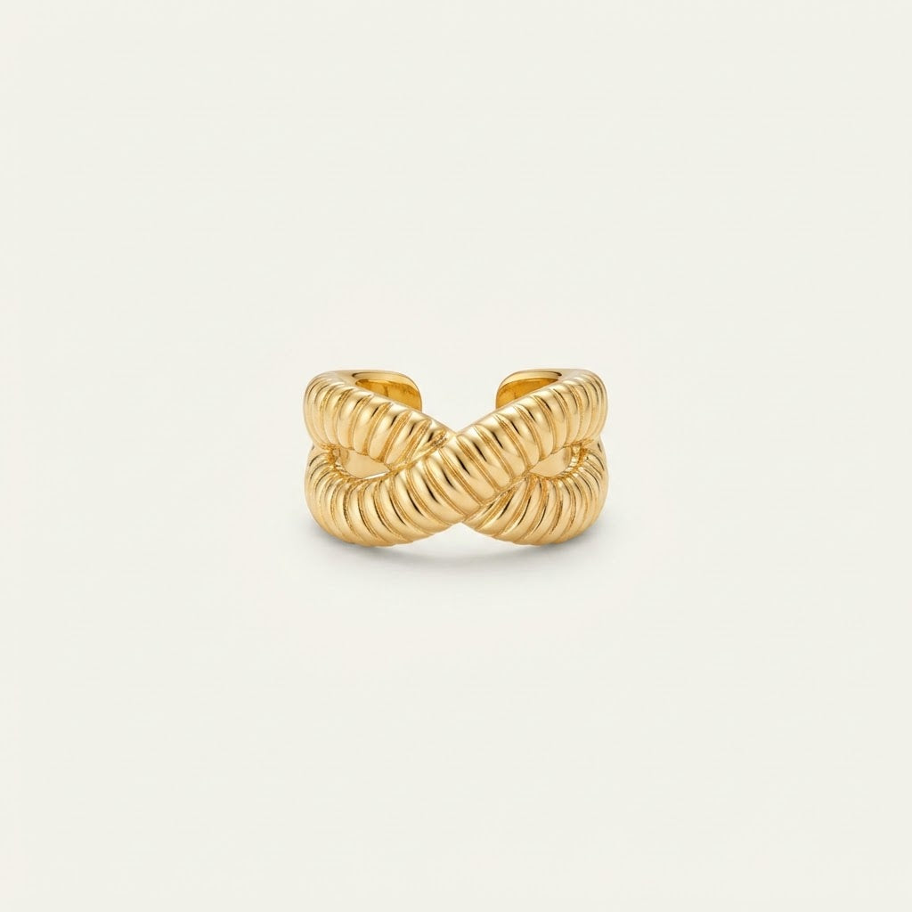 Gold Statement Ember Ring BILARRI