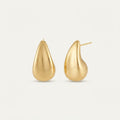 Sculptural Gold Statement Earrings BILARRI