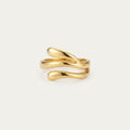 Minimalist Gold Horizon  Ring BILARRI