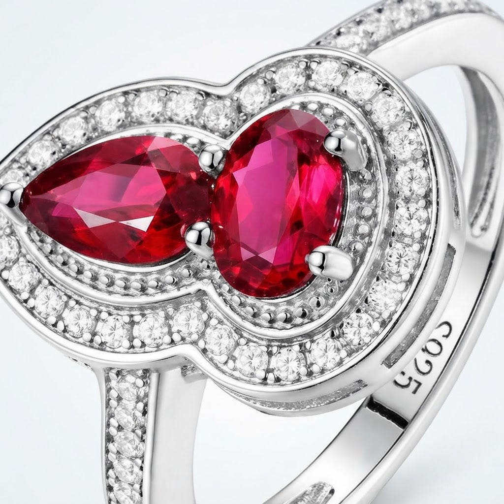 Toi et Moi Ruby Ring BILARRI