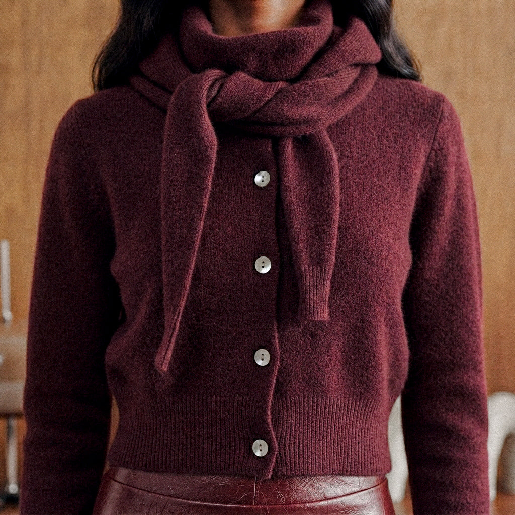 Half Cropped Norcturne Cardigan