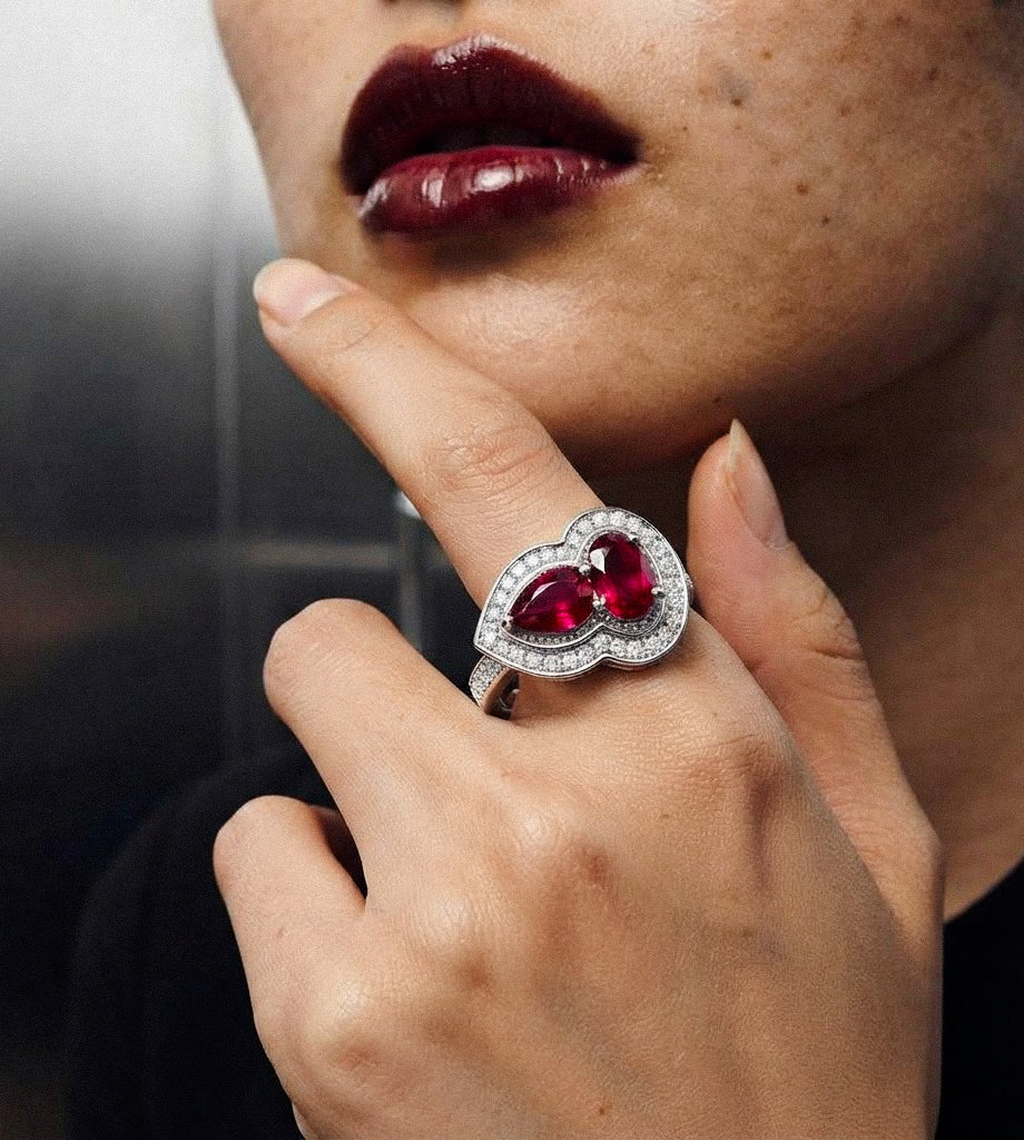 Toi et Moi Ruby Ring BILARRI