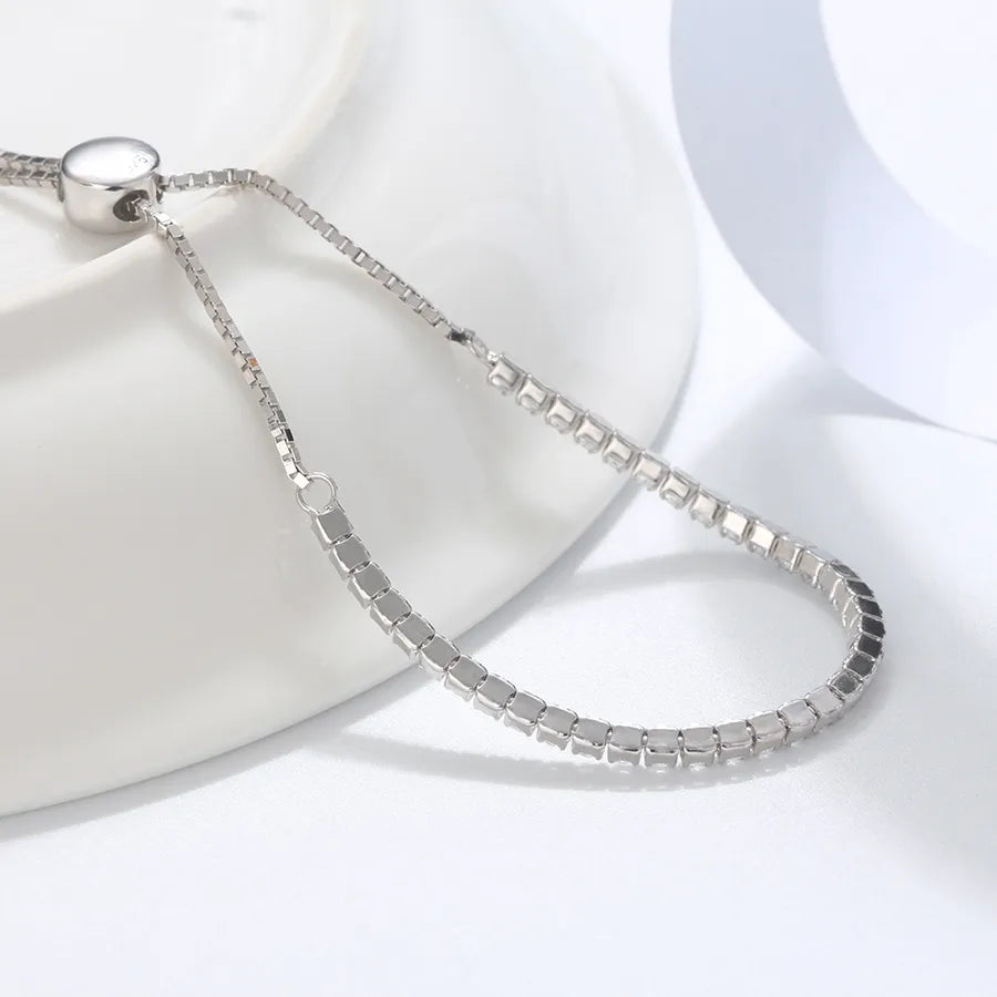 925 Sterling Silver Bangles Ear Studs Tennis Bracelets Romantic BILARRI