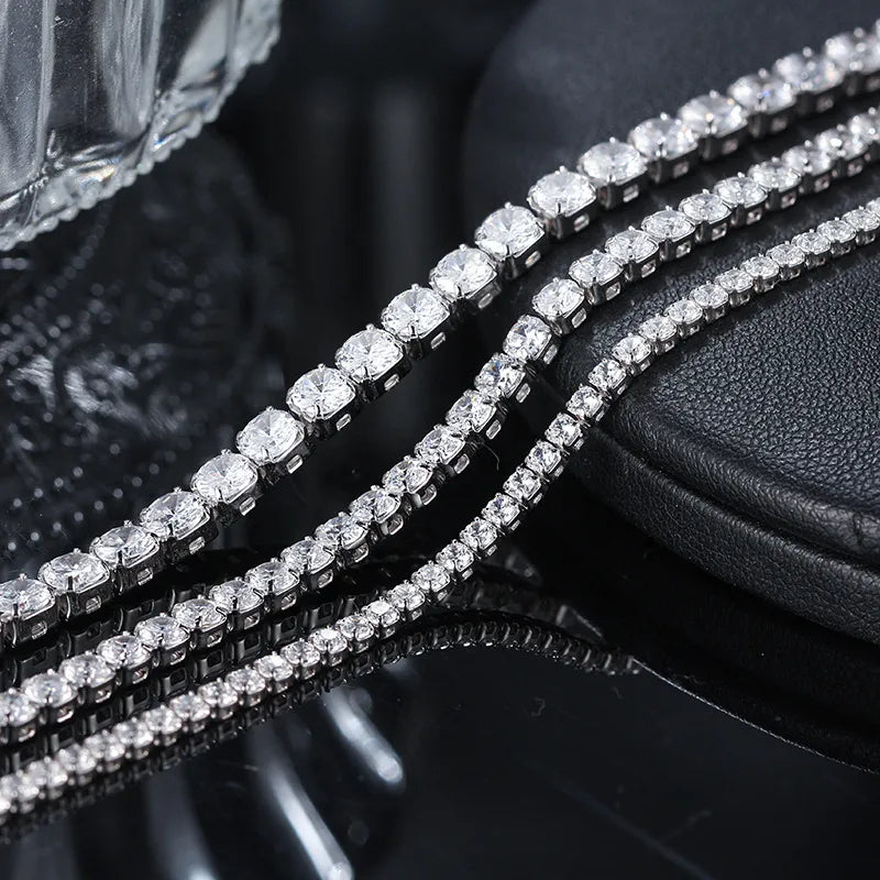 925 Sterling Silver Bracelets Simple Style BILARRI