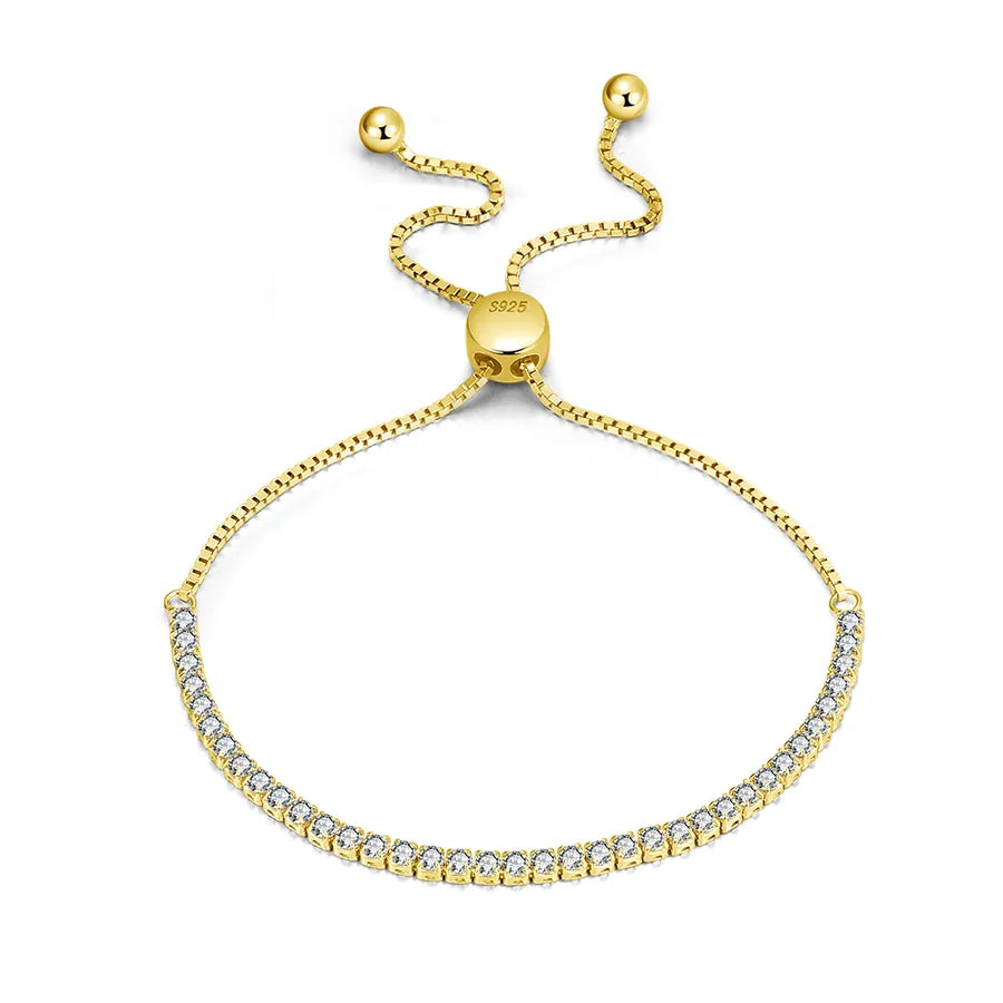 925 Sterling Silver Bangles Ear Studs Tennis Bracelets Romantic BILARRI