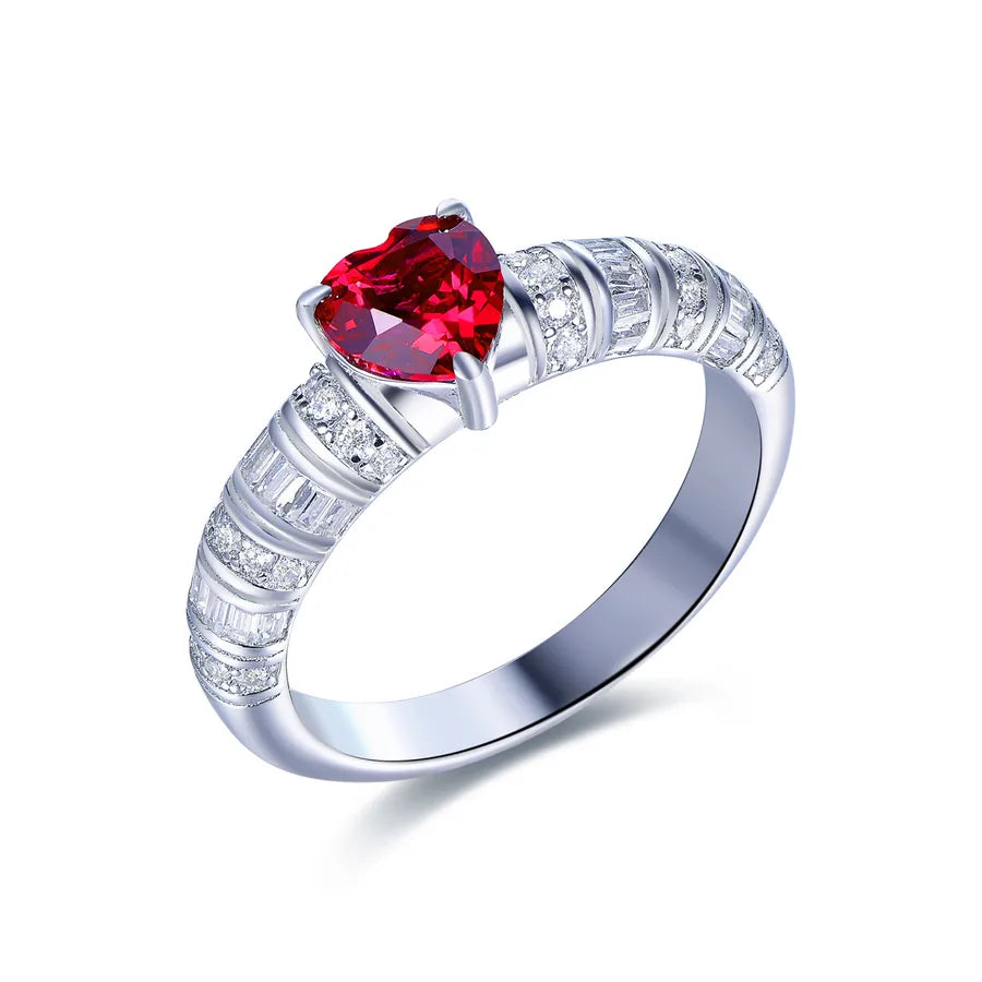 Heart baguette Ring BILARRI