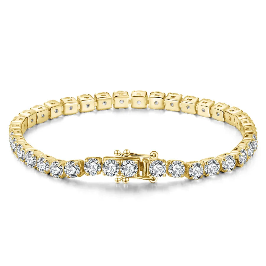925 Sterling Silver Bracelets Simple Style BILARRI