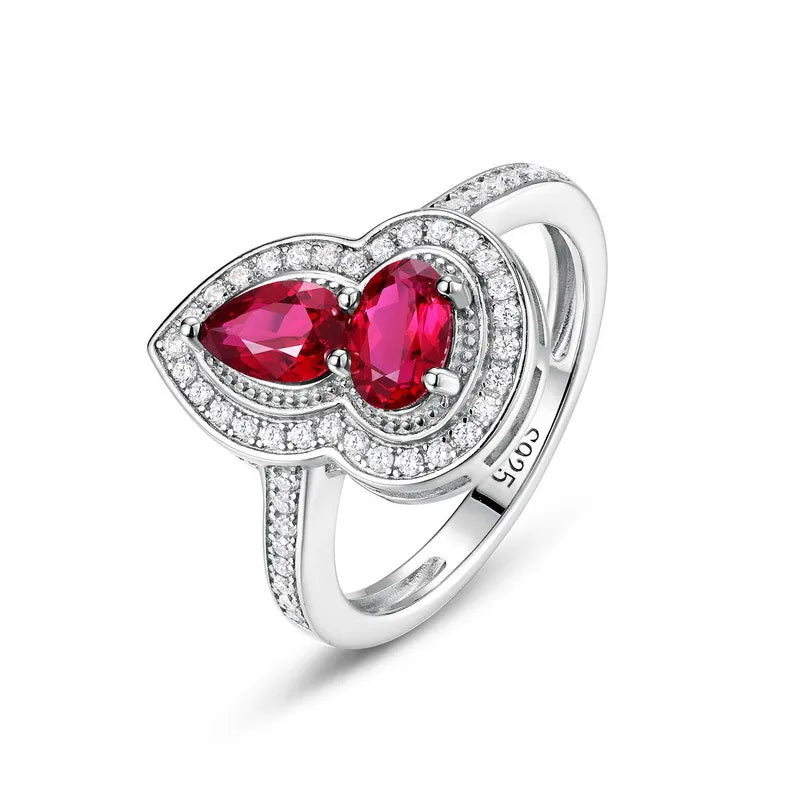 Toi et Moi Ruby Ring BILARRI