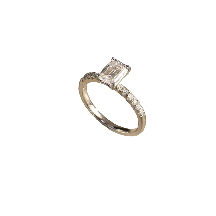 Moissanite 925 Sterling Silver Ring BILARRI