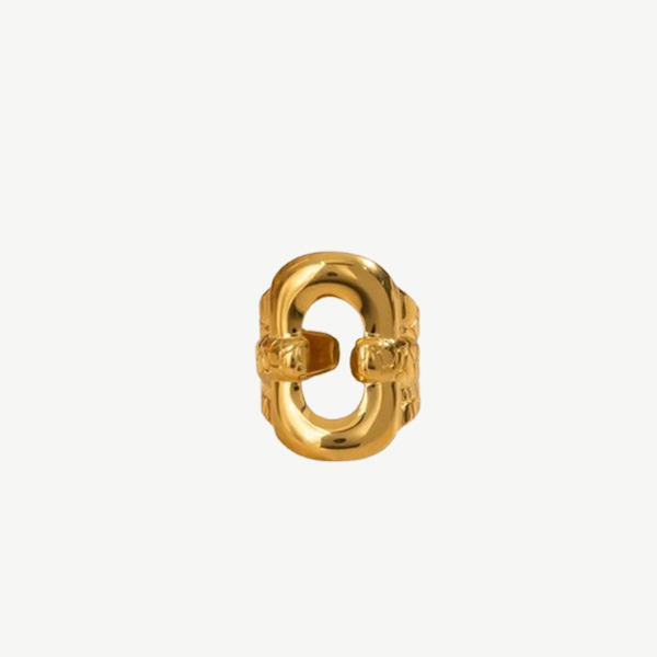 Gold Dragon Statement Ring Women 18K Dragon – tarnish-free by BILARRI