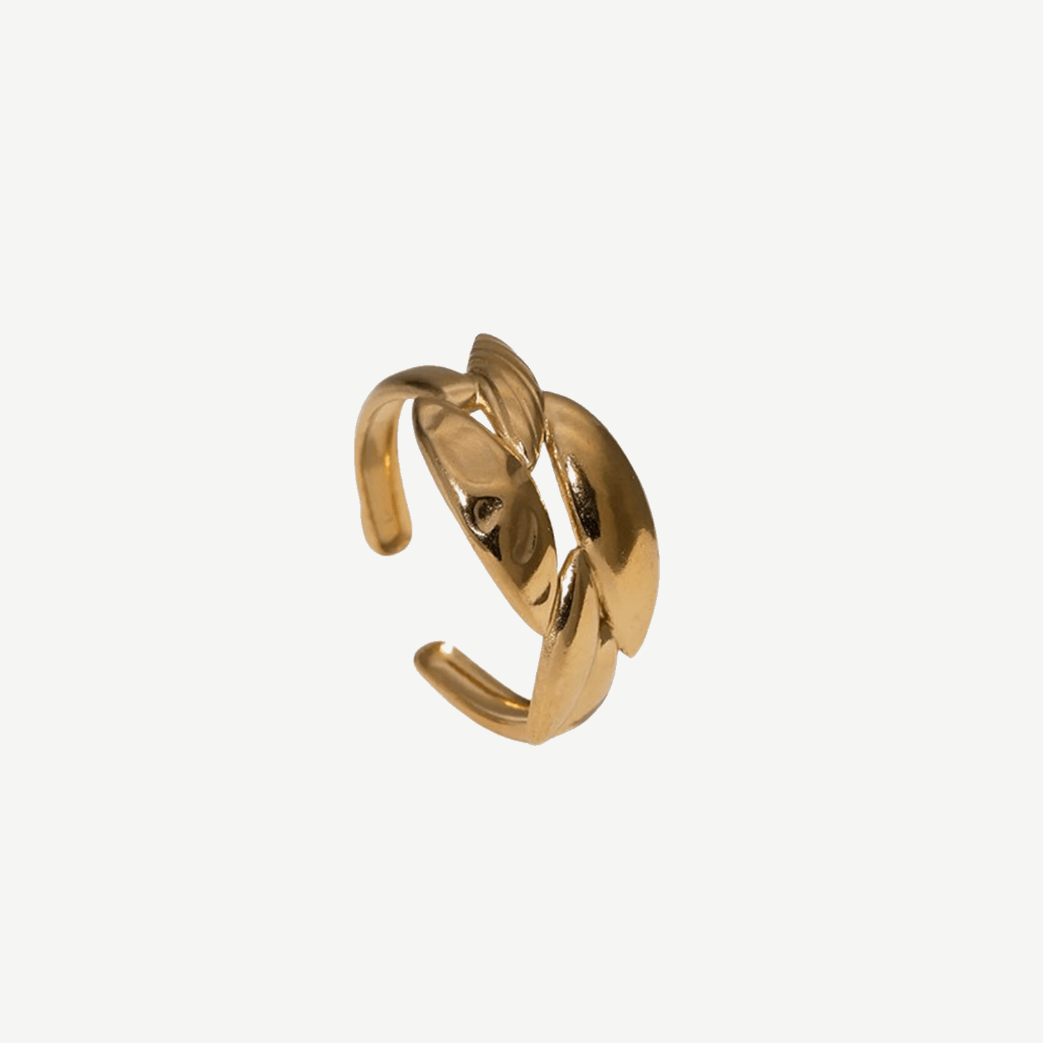 Bold Urban Gold Statement Ring 18K New York – tarnish-free by BILARRI