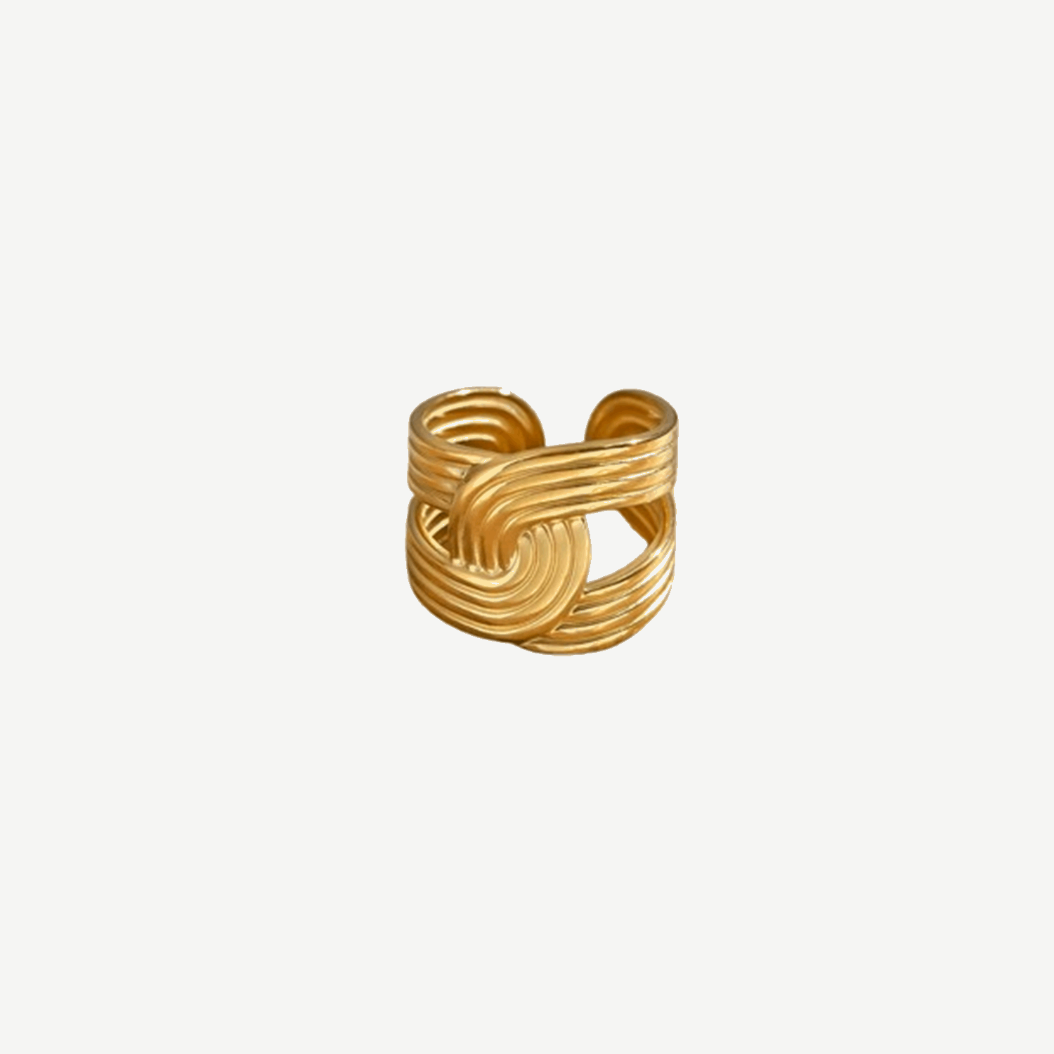 Gold Citrine Gemstone Ring Women 18K – waterproof by BILARRI