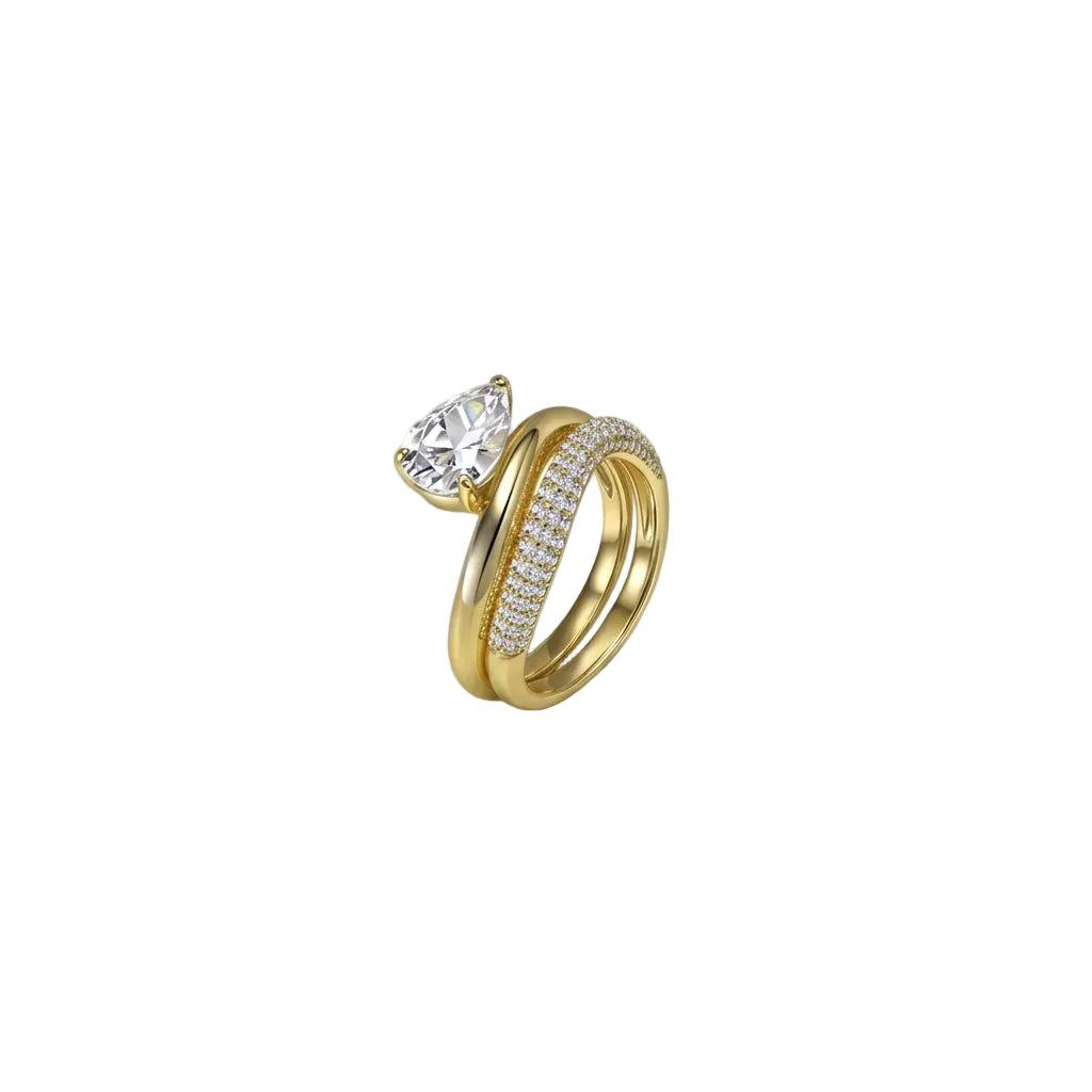 Sterling Silver Geometric Ring BILARRI