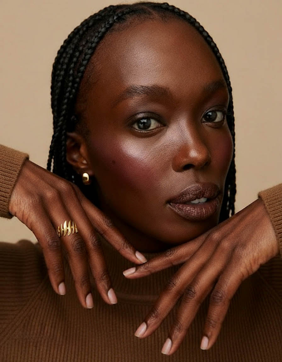 Gold Spiral Ring jewellery – statement ring by BILARRI